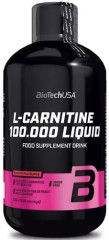 L-Карнітин 100000 мг BioTech USA (L-Carnitine Liquid) 500 мл зі смаком яблука