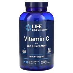 Вітамін C і біокверцетин Life Extension (Vitamin C and Bio-Quercetin) 250 вегетаріанських таблеток