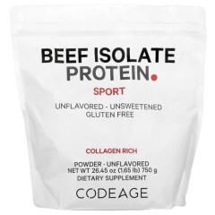Ізолят яловичого протеїну Codeage (Beef Isolate Protein Powder) 750 г