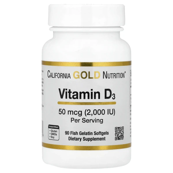 Вітамін D3 (Vitamin D3) 2000 МО 90 капсул