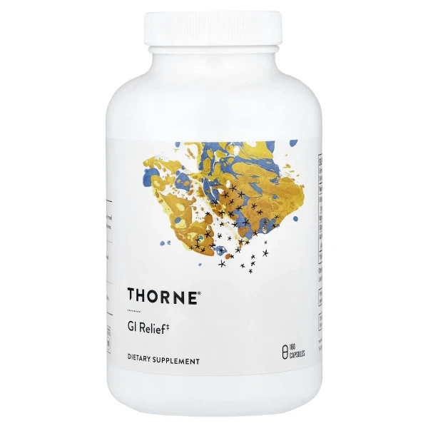 Поддержка желудка Thorne (GI-Relief) 180 капсул