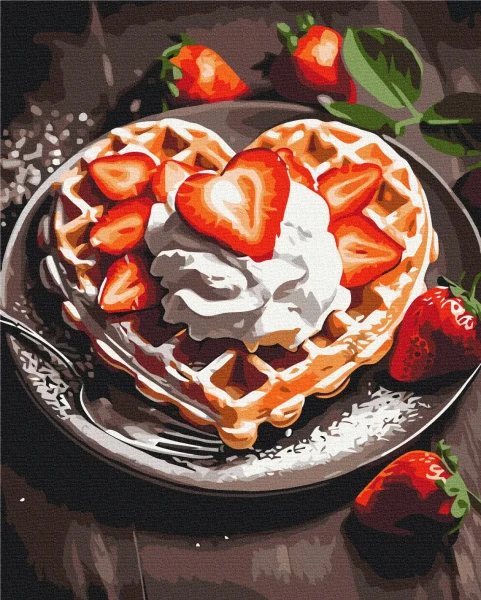 Картина за номерами Солодкий десерт  Brushme 48x60
