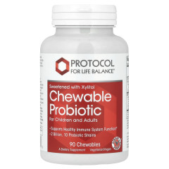 Жувальні пробіотики Protocol for Life Balance (Chewable Probiotic) 2 млрд 90 жувальних таблеток