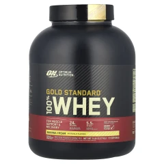 Optimum Nutrition, 100% Whey Gold Standard, зі смаком банана, 2,27 кг (5 фунтів)