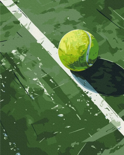 Картина за номерами Тенісний м’яч  Brushme 40x50