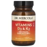 Вітаміни D3 і K2 Dr. Mercola (Vitamins D3 & K2) 90 капсул