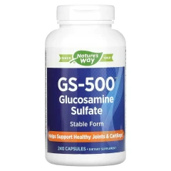 Глюкозамин сульфат Nature's Way (GS-500 Glucosamine Sulfate) 240 капсул