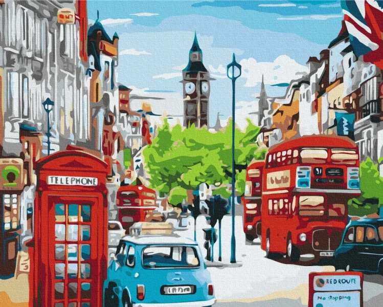 Картина за номерами Година-пік у Лондоні  Brushme 48x60