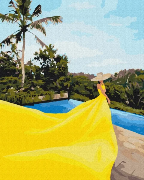 Картина за номерами Омріяний відпочинок  Brushme 48x60