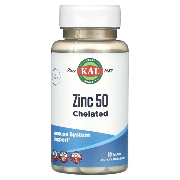 Цинк хелатний (Zinc 50 Chelated) 90 таблеток