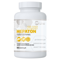 Гепатон плюс ALine (Hepaton) для відновлення функцій печінки і покращення травлення 90 капсул