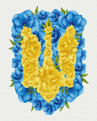 Картина по номерам Цветущий герб ©Svetlana Drab 40x50 см Brushme