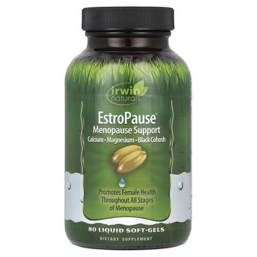 Підтримка під час менопаузи Irwin Naturals (EstroPause Menopause Support) 80 рідких капсул