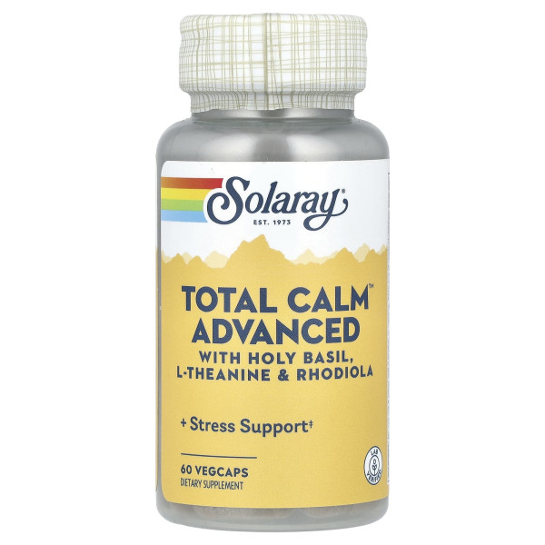 Solaray, Total Calm™ Advanced, 60 капсул VegCap