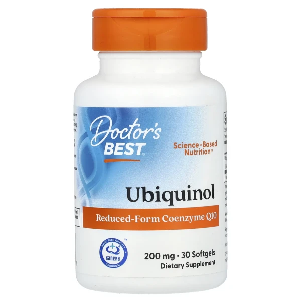 Убіхінол Doctor's Best (Ubiquinol) 200 мг 30 капсул