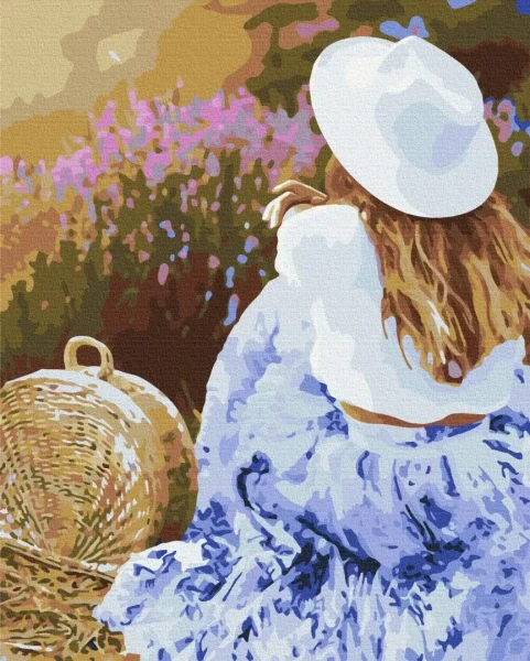 Картина за номерами Улюблена лаванда  Brushme 48x60