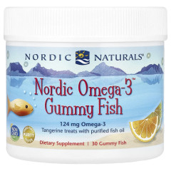 Желейні черв'ячки з Омега-3 Nordic Naturals (Nordic Omega-3 Gummy Fish) 30 цукерок