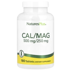 Кальцій та магній Nature's Plus (Cal/Mag 500/250 mg) 500 мг/250 мг 180 таблеток