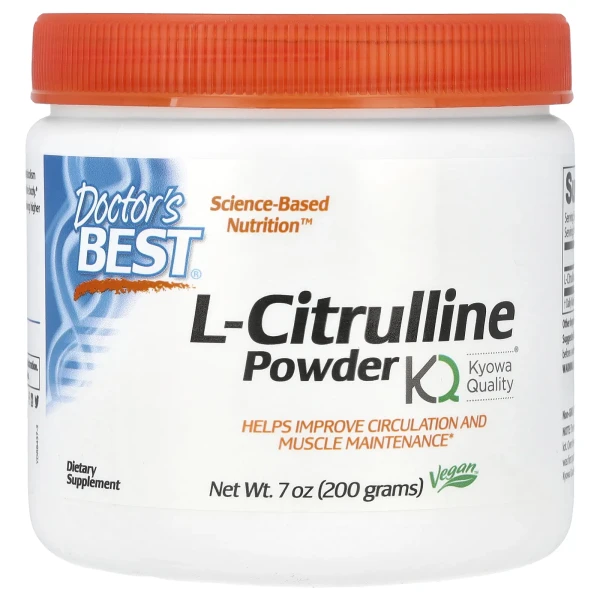 Л-Цитрулін Doctor's Best (L-Citrulline) 3000 мг 200 г