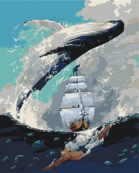 Картина за номерами Господар моря  Brushme 48x60