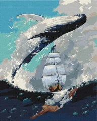 Картина за номерами Господар моря  Brushme 48x60