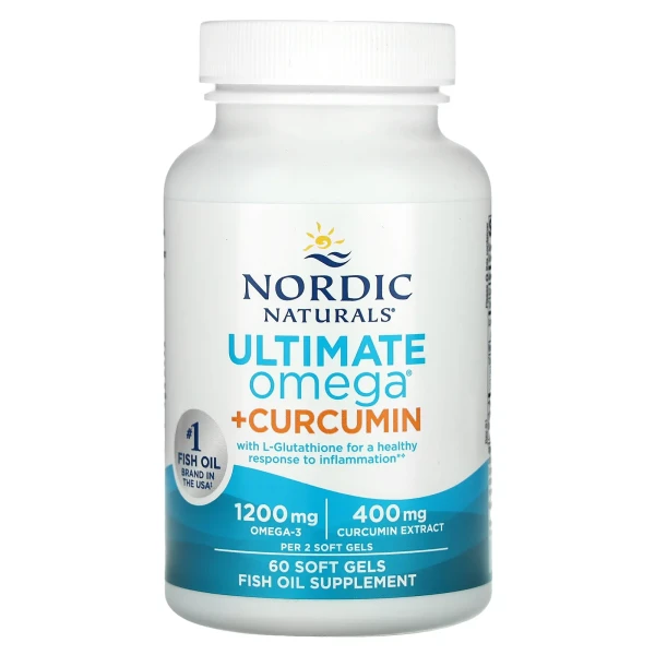 Омега куркумін Nordic Naturals (Omega Curcumin) 500 мг/200 мг 60 капсул