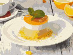 Картина за номерами Апельсиновий десерт 40x50 см Art Craft