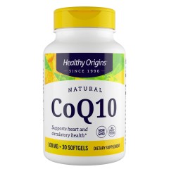 Коэнзим Q10 Healthy Origins (Kaneka Q10) 100 мг 30 капсул