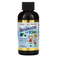 Бузина для дітей California Gold Nutrition (Sambucus for Kids) 120 мл