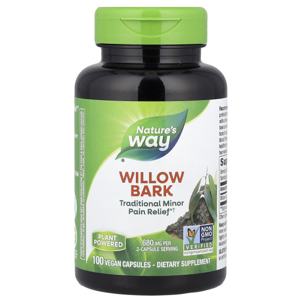 Верба біла Nature's Way (White Willow) 800 мг 100 капсул