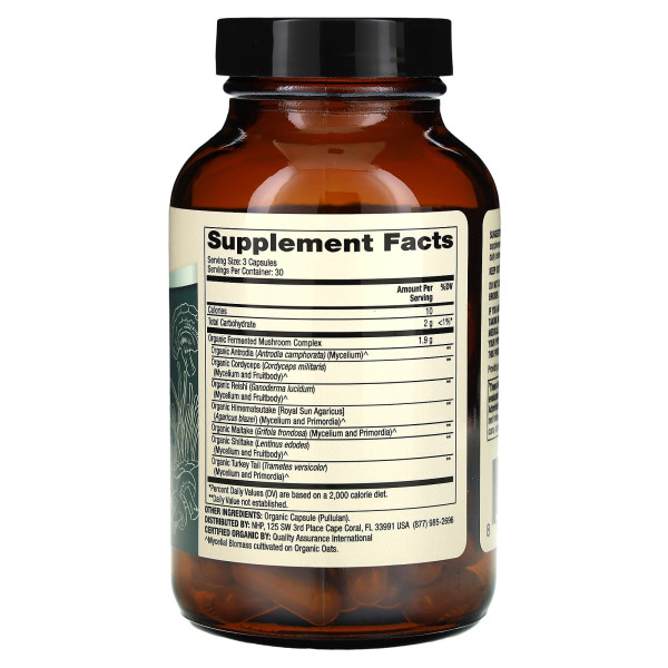 Комплекс грибів Dr. Mercola (Mushroom Complex) 633.3 мг 90 капсул