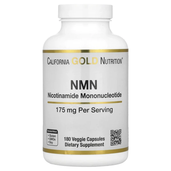 Никотинамид мононуклеотид California Gold Nutrition (NMN) 175 мг 180 капсул
