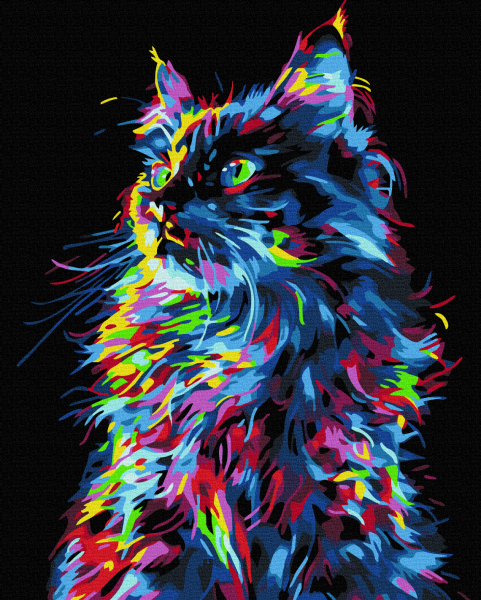 Картина за номерами Магічний котик 40x50 Brushme