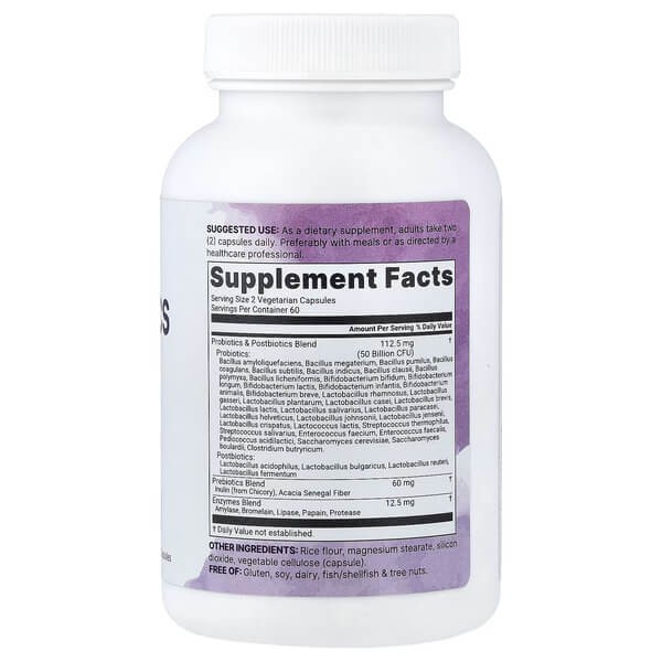 Пробіотики Micro Ingredients (Probiotics) 120 рослинних капсул