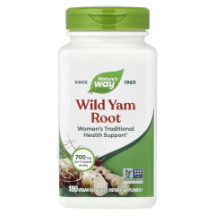 Корінь дикого ямсу Nature's Way (Wild Yam Root) 350 мг 180 веганських капсул
