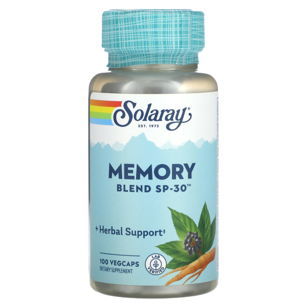 Solaray, Memory Blend SP-30, 100 капсул VegCaps