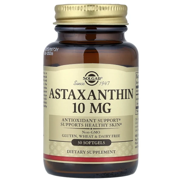 Астаксантин Solgar (Astaxanthin) 10 мг 30 капсул