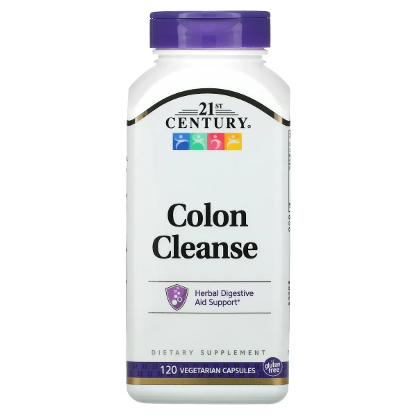 Для очищення кишечника 21st Century (COLON CLEANSE) 120 капсул