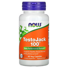 Репродуктивне здоров'я чоловіків Now Foods (TestoJack 100) 60 капсул