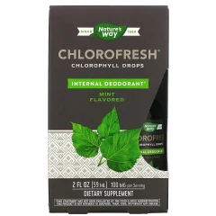 Рідкий хлорофіл Nature's Way (Chlorophyll Drops) 59 мл зі смаком м'яти