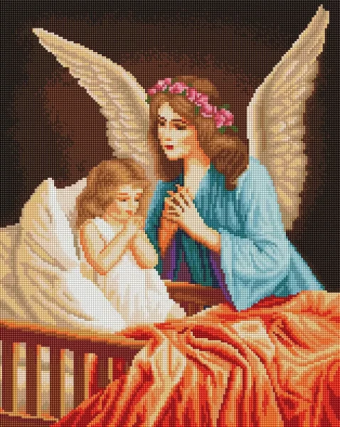 Алмазная мозаика Окрыленная молитвой 40x50 Brushme