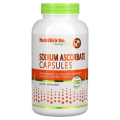 Аскорбат натрію NutriBiotic (Sodium Ascorbate) 250 капсул