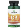 Високоефективний вітамін Д3 Swanson (Vitamin D3) 50 мкг 250 капсул