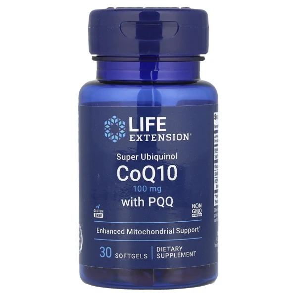 Коэнзим Q10 Life Extension (Super Ubiquinol CoQ10 with BioPQQ) 100 мг 30 капсул