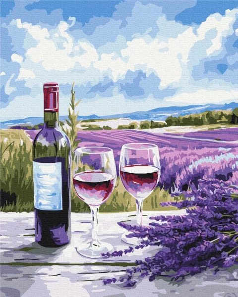 Картина по номерам Романтика в Провансе 40x50 Brushme