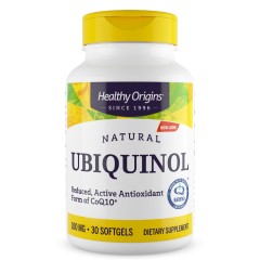 Убіхінол CoQ10 Healthy Origins (Ubiquinol) 100 мг 30 гелевих капсул