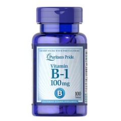 Витамин B-1 100 мг Puritan's Pride (Vitamin B-1) 100 таблеток