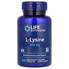 Л-лизин 620 мг Life Extension (L-Lysine) 100 капсул