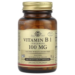 Вітамін В1-Тіамін (Vitamin B1) 100 мг 100 капсул