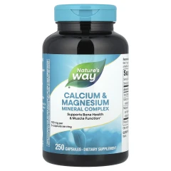 Кальцій та магній Nature's Way (Calcium and Magnesium) 750 мг 250 капсул